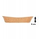 Cesto 46cm Por 28cm Oval Claro Fibra Sintética Multiuso